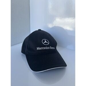Mercedes Benz Raised Logo Emblem Embroidered Baseball Cap Hat‎ Adjustable